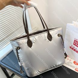 Designer Tote Bag Women Embroidered Letters Handbag High Quality Lady Ontogo Mommy Bag Cotton Jacket Bag Large Shopping Bag