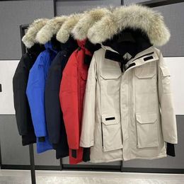 Männer S Frauen Winter Daunenjacke Parka Jason Chaktas Mantel Wolf Haar Kapuze Mann Winddicht Warm