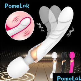 Leg Massagers Masr Toy Powerf Av Vibrator Dildo Magic Wand For Women 10 Modes Clitoris Stimator G Spot Vagina Adt Toys Woman Drop De Otoqb