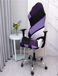 Gaming Chair Covers Stretch Printed Computer Slipcovers Spandex Rotating Office Race Game Protector 2206198092930