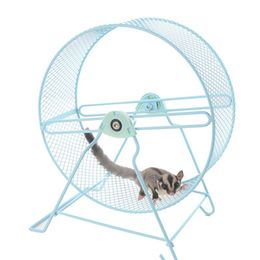 Wheels Small Pet Hamster Running Wheel with Stand Household Running Jogging Toy Playing