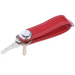 Keychains Leather Straps Creative Key Collector Women Men Car Organiser Handbags Backpack Hanging Ornaments Party Gifts