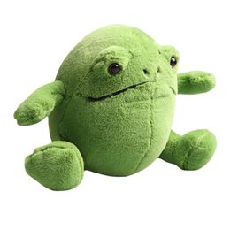 20/32CM Soft Stuffed Dolls Ricky Rain Frog Plush Toys Lovely Round Body Frog Doll Baby Toys Plushie Green Frog Gift Toy for Children