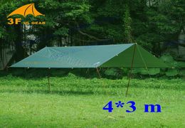 Anti UV 3F UL Gear 43m 210T with silver coating outdoor large tarp shelter high quality beach awning4848361