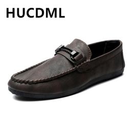 Dress Shoes for Men Casual Leather SlipOn Comfortable Driving Loafers Zapatos Para Hombre 231124