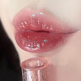 Lip Gloss Crystal Jelly Shiny Clear Mirror Lasting Moisturising Glitter Liquid Lipstick Waterproof Non-sticky Lips Glaze Makeup