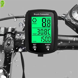 Waterproof Bike Computer Wired Bicycle Speedometer Odometer Cycle Computer LCD Display with BacklightBicycle Computer