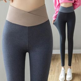 Women's Leggings Oversized High Waist Fitness Women Autumn Winter Warm Skinny Pencil Pants Sport Trousers Casual Wear Female L18