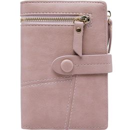 Orginal Design Women's Rfid Blocking Small Wallets Compact Bifold Leather Pocket Wallet Ladies Mini Purse with id Window333R