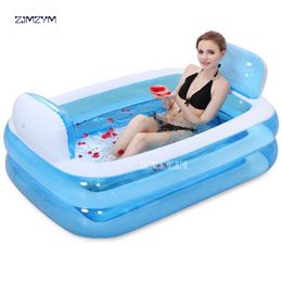 Bathtubs Water Beauty Portable PVC Adult Bath Tub Folding Inflatable Bathtub Safe And Environmentally Friendly Nontoxic Thick NA15210860