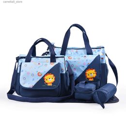 Diaper Bags Large Capacity Maternity Bag Kit for Mom Multifunctional Baby Diaper Bag Outdoor Mommy Travel Baby Care Nappy Changing Bags Q231127