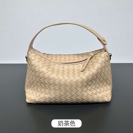 Crossbody Bag Classic Wallace Purse Bags Lady Female Small Pack 2024 New Woven Lunch Box Leather Pillow Handbag One Shoulder 7YN0