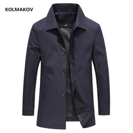 Men's Trench Coats arrival spring fashion coat men high quality trench coat men autumn men's casual jackets size M-4XL 231127