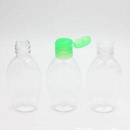 50ml Instant Hand Sanitizer Bottle Empty Hand Wash Bottles PET Plastic Bottle for Disinfectant with Flip Cap Vlaga