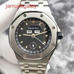 Ap Swiss Luxury Watch Ap Royal Oak Offshore Series Men's Watch 25807st Black Disc Week Month Function 40mm Automatic Mechanical Watch