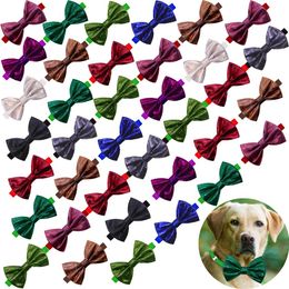 Accessories 40pcs Dog Bowtie Fashion Pet Supplies Dog Accessories Large Dog Bow Tie Dogs Bows Pet Dog Grooming Prodcuts Dogs Bowties