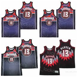 Artesia Basketball James Harden High School Jerseys 13 Moive College All Stitched For Sport Fans HipHop Pullover University Black Navy Blue Team Film Breathable