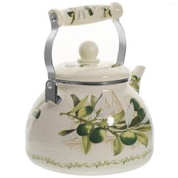 Vases Enamel Kettle Portable Stove Pour Coffee Kungfu Teapot Loose Stovetop Retro Small