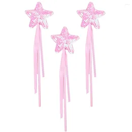 Party Decoration Toddler Kids Glitter Princess Wand Kit Fairy Star Angel Sticks Girls Costume Role Play Birthday Favour