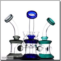 Hookahs 67 inches mini bong Water Pipes builtin perc blue grey green Heady Pipe wax Oil Rigs small bubbler7793044