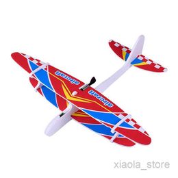 Aircraft Modle HOT!!! EPP Aeroplane Hand Launch Throwing Glider Aircraft Foam Plane Model Toy Aircraft Outdoor Fun Toys Free Fly Plane Toys