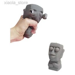 Decompression Toy Funny Facial Expressions Squishy Antistress Toys Moai Statue Squeeze Eyes Poppit Offfic Vent Toys Gift for Kids Spotify Premium