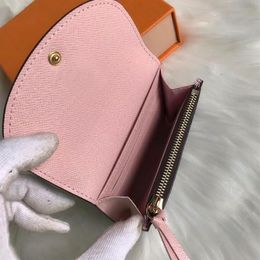 dicky0750 Top quality designer wallets Whole card holder classic short wallet for women clutch Fashion box lady coin purse wom181f