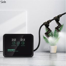 Humidifiers Smart Reptile Fogger Terrariums Humidifier With Timer Automatic Mist Rainforest Spray System Kit Sprinkler Control