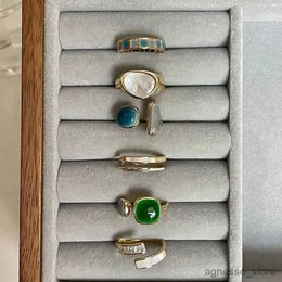 Wedding Rings Set Irregular Open Rings Heart Finger Rings For Women Girls Sweet Cool Trendy Aesthetic Jewellery Gifts R231127