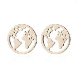Stud Earrings 12 Pair / Lot Fashion Jewellery Stainless Steel Mini Size
