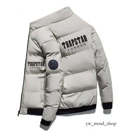 trapstar 2022 New Brand Men's Jackets Outerwear and Coats Trapstar London Logo Printing Fashion Warm Coat Autumn Winter Harajuku Windproof Padded 641