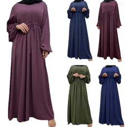 Ethnic Clothing Muslim Loose Black Abaya For Womens Kimono Dubai Zipper Front Robe Moroccan Long Dress Jalabiyat Arab Ramadan Women Kaftan