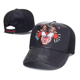 Дизайнерские мужские бейсбольные шапки женщина роскошная бренда Tiger Head Пчело