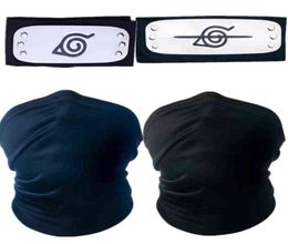 Anime Uchiha Sasuke Cosplay Costume Kakashi NINJA Face Mask Neck Scarf Halloween Party Bandana Headband Props Accessories Y2205231303586