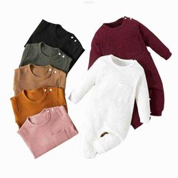 Clothing Sets Innqeebvby Solid Color Infant Ribbed Newborn Toddlers Cotton Organic Baby Onesie Clothes Bodysuit Romper
