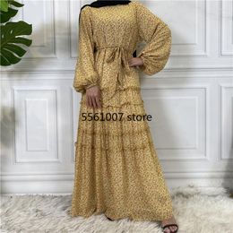 Ethnic Clothing Ramadan Printed Muslim Arabic Hijab Dress Kaftan Abayas For Women Turkish Dresses Dubai Abaya Islam Clothes Pakistani Robe