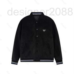 Men's Jackets Designer jacket designer top men trendy brand new corduroy inverted triangle micro-standard simple casual coat couple models flannel shirts W318