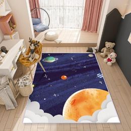 Carpets LIDALL_1 Dark Blue Space Universe Star Soft Mat Living-room Kid Room Bedroom Home & Business Decor. Rug Carpet