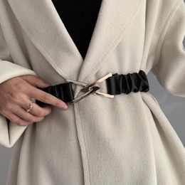 Belts Canvas Dress Belt Multi-color Adjustable Elastic Band Triangle Against Buckle Clothing Decoration