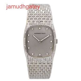 Ap Swiss Luxury Watch 18k Platinum Dial with Diamond Inlay, Fashionable Manual Mechanical Women's Watch, Watch, Watch, Watch, High-end Women's Watch, Famous Watch
