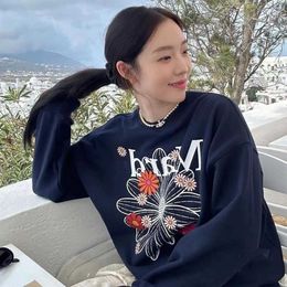 Autumnwinter Mardi Sweatshirt Women's Daisy Flower South Korea East Gate Fashion Brand Couple Top Clothing