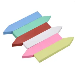 Garden Decorations Uxcell PVC Plant Label Stakes 10 X 2cm Water Resistant For 6 Color Total Pack Of 120 Pcs
