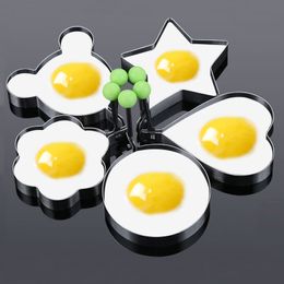 Thickened stainless steel egg fryer model, love type creative egg, poached egg grinder