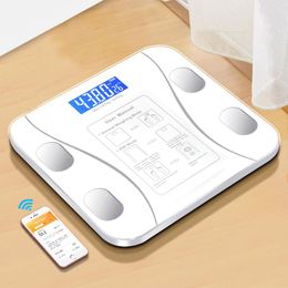 Scales Body Composition Analyzer With Smartphone App Bluetoothcompatible Smart Wireless Digital Bathroom Weight Scale Body Fat Scale