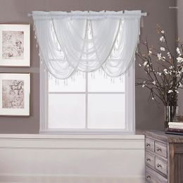 Curtain Modern European Minimalist Curtains For Living Room Bedroom Perspective Tulle Water Wave Valance Bar El Door Custom