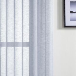 Curtain Tulle Window Curtains For Living Room Cotton Linen Sheer Bedroom Kitchen Solid Color Door White