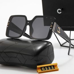 Luxury designer sunglasses for women single-sided letter sunglasses with logo box 8 colors waterproof anti-UV polarized men and women