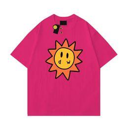 Drawdrew T Shirt Men Designer T Shirt Smiley Sun Playing Cards Tee Drawdrew T Shirt Graphic Printing Drew Tshirt Summer Trend Short Sleeve Casual Shirts Top 5925