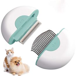 Grooming Pet Grooming Cat Brush Hair Remover Cat Comb for Shedding Dogs Massage Cat Accessories Grooming Supplies Clean Products for Pets