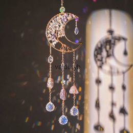 Mobiles# Suncatcher Crystal Dream Catchers Rainbow Catcher Stone Prism Star Moon Sun Indoor Window Car Hangings Garden Decorvaiduryb